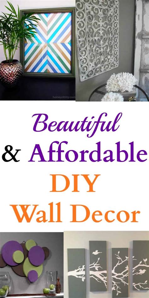 For a more traditional space, try metal wall decorations with an intricate design, like a tree with sprawling branches. Beautiful & Affordable DIY Wall Decor