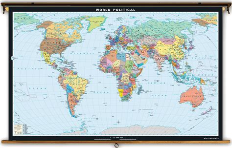 Klett Perthes Extra Large World Political Map 106 X 71 Color World