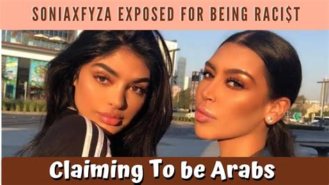 soniaxfyza exposed doing this and claiming to be arabs youtube