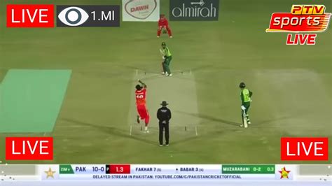 Pakistan Vs Zimbabwe Live Match Pak Vs Zim 1st Odi Pak Vs Zim Live
