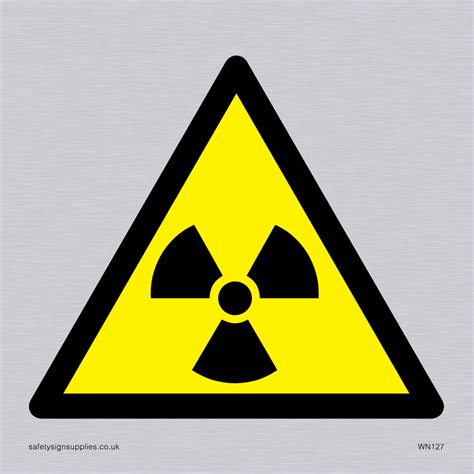 Radiation Warning Symbol Only From Safety Sign Supplies