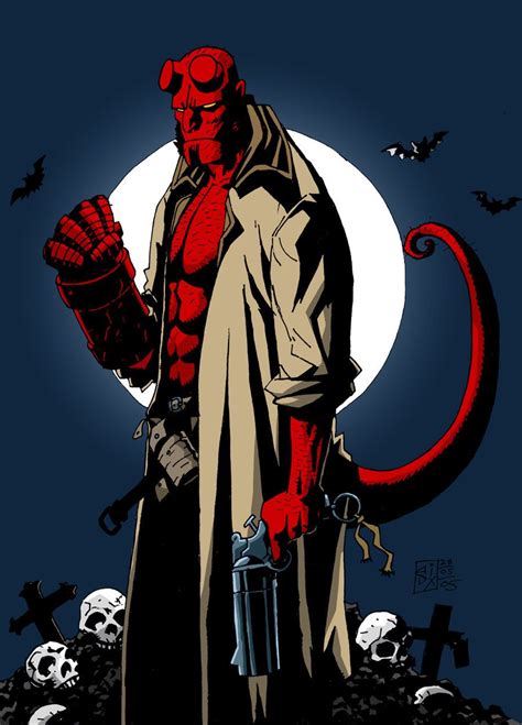 Hellboy Redux By Avix On Deviantart Hellboy Art Comic Books Art
