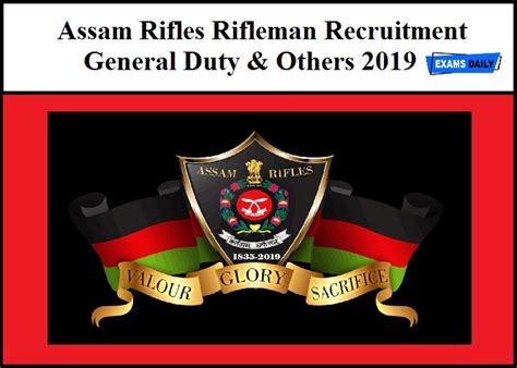 Assam Rifles Rifleman Recruitment General Duty Others