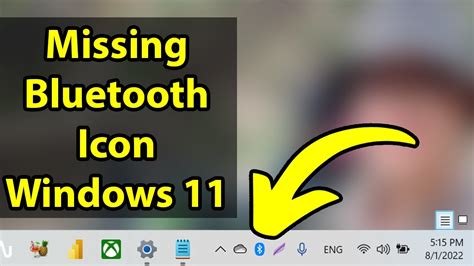 How To Fix Missing Bluetooth Icon Windows Youtube