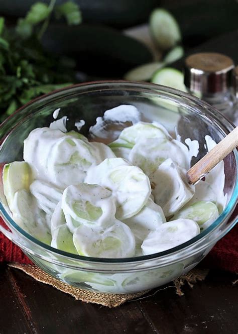 There are a few commonly accepted sizes for cups such as us cup, metric cup, imperial cup and the canadian cup. Grandma's Cucumbers in Sour Cream | The Kitchen is My ...