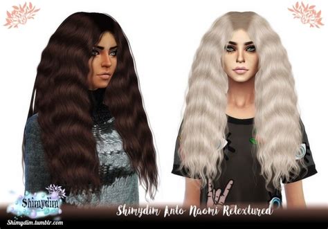 Anto Naomi Hair Retexture Naturals Unnaturals At Shimydim Sims Sims