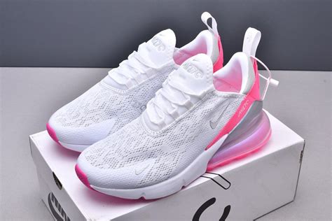 Ladies Nike Air Max 270 Whitehot Pink With Iridescent Swoosh Sale