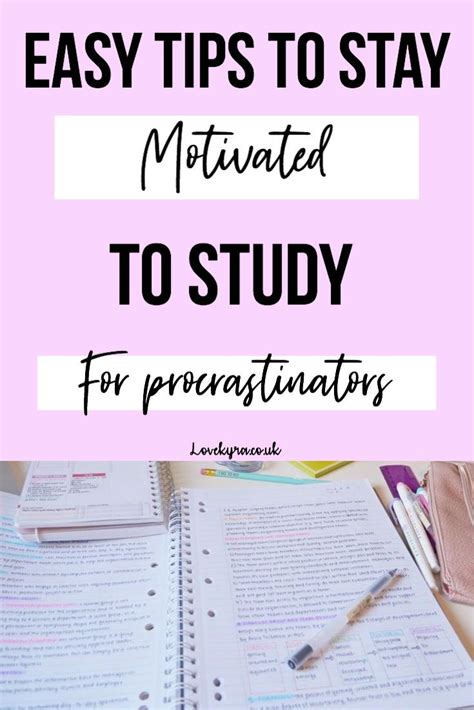 How To Stay Motivated To Study For Exams Study Poster