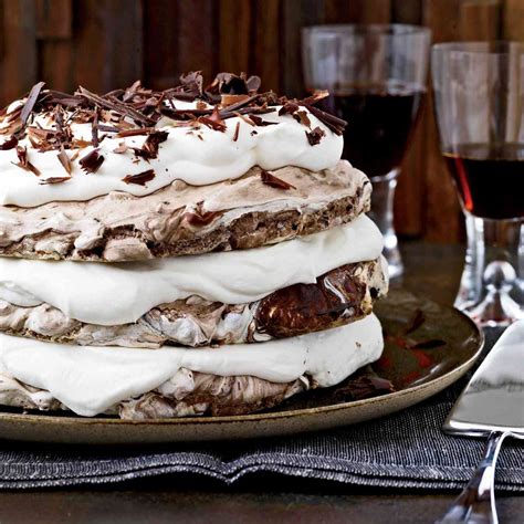 Hazelnut And Chocolate Meringue Cake Recipe Daniel Jasso