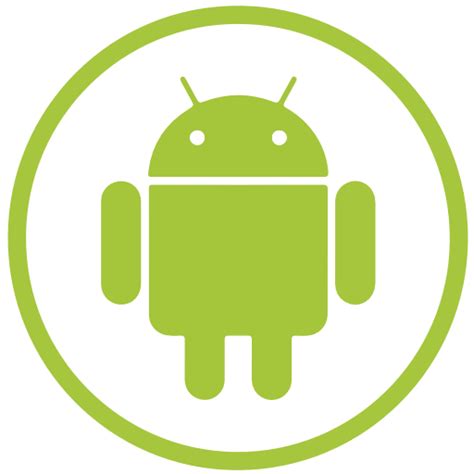 Icône Android Dans Social Icons Circular Color