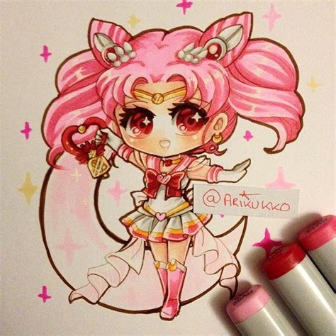 Twinkle Yell~~ Chibi Fanart Of Super Sailor Chibi Moon From Sailor Moon