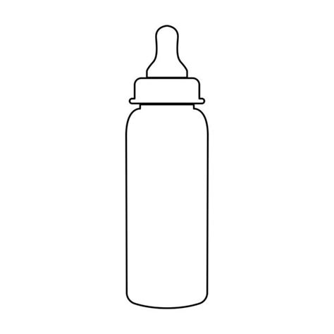 Fles baby kleurplaat kleurplaat moeder geeft baby de fles. Cartoon bericht in fles — Stockvector © lineartestpilot #38441339