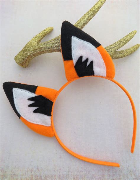 Fox Ears Fox Headband Animal Ears Fox Costume Accessory Etsy