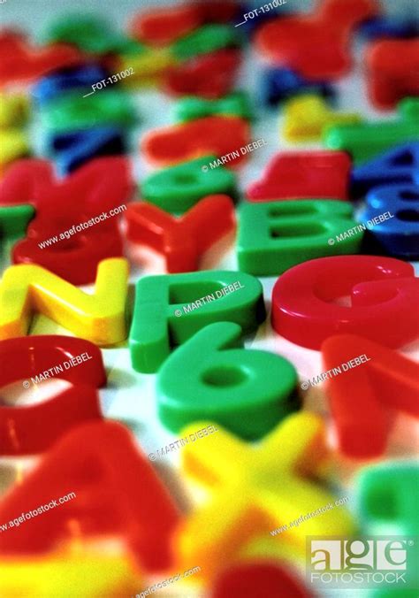 Plastic Letters And Numbers Stock Photo Picture And Royalty Free