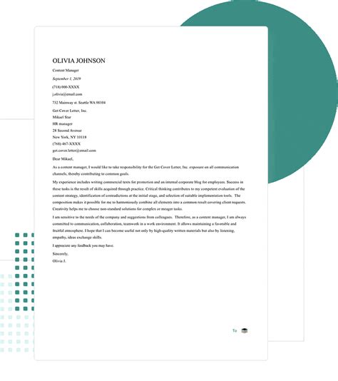 17 Cover Letter Templates For Your Resume Make In 1 Click