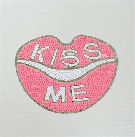 lips patches large patches sew on patch cute patch patch for jackets backpacks t shirts