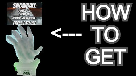 How To Get The Snowball Glovei N Slap Battles Roblox Slap Battles Youtube
