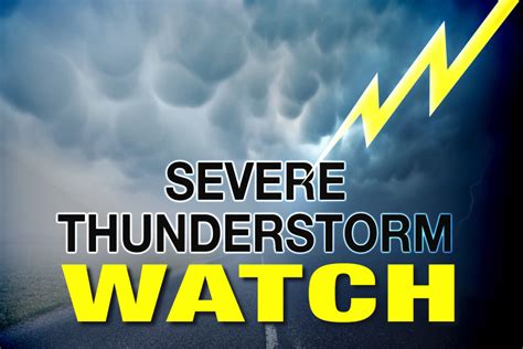 A severe thunderstorm watch has been put in affect until 9 p.m. Watch: Severe thunderstorm watch for all of South Jersey ...