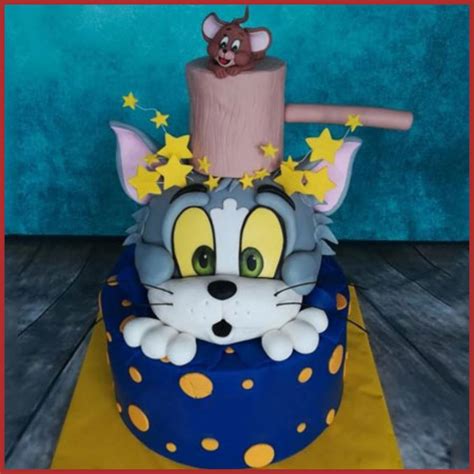 Cartoon Birthday Cake For Kids Amazing Character On Birthday Cakes