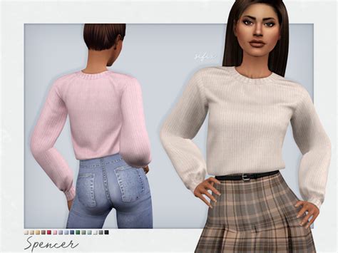 The Sims Resource Spencer Sweater