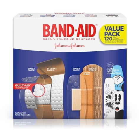 Band Aid® Adhesive Bandages Variety Pack 120 Count