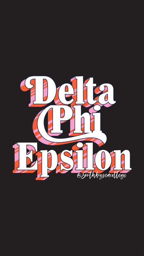 Delta Phi Epsilon South By Sea Sorority And Fraternity Delta Phi