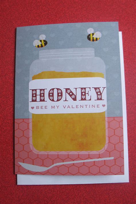Honey Bee My Valentine By Birdybrain