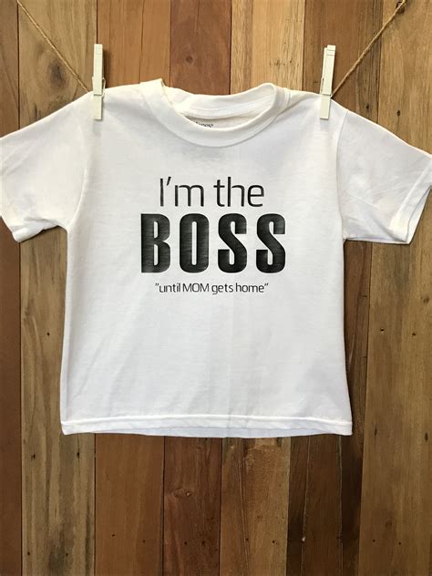 Im The Boss Boys T Shirt Toddler Boy Shirts Funny Tee Boys Shirt