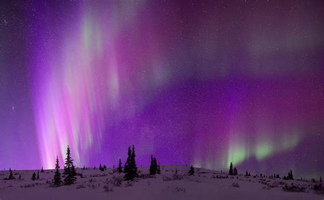 The Elusive Purple Aurora Ive Seen Patches And Bands Of