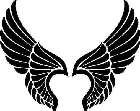 Angel Wings Silhouette Clipart Clip Art Library