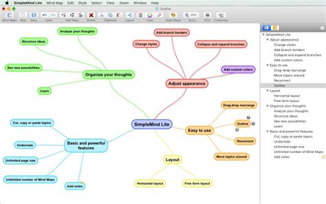 Simplemind Lite Mind Mapping App Price Drops