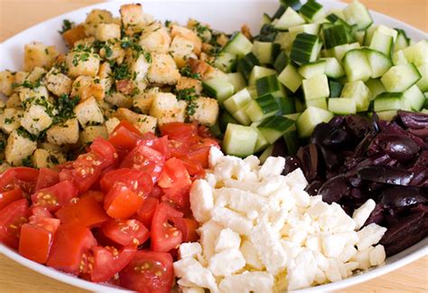Chopped Greek Salad Recipe Use Real Butter