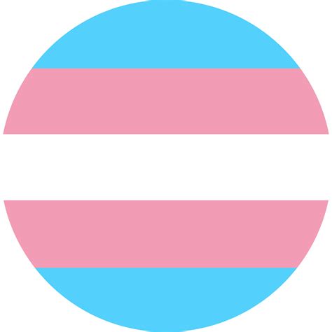 Transgender Round Flag Circle Symbol Movement Lgbt Element Of Sexual Minorities Gays And