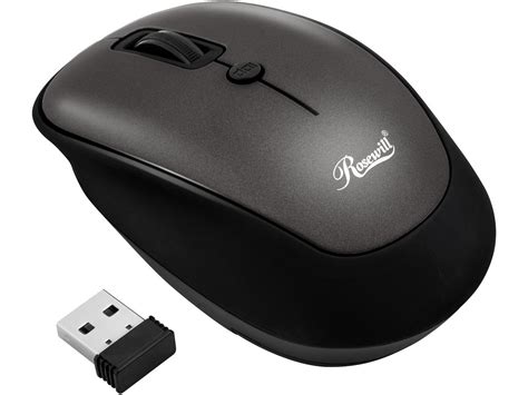 Rosewill Wireless Optical Computer Mouse Compact Travel Friendly