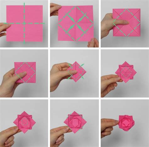 Fleur Origami Facile 7 Idées De Pliage Fleur Original En Pas à Pas