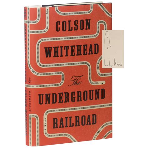 The Underground Railroad Signed Colson Whitehead First Edition