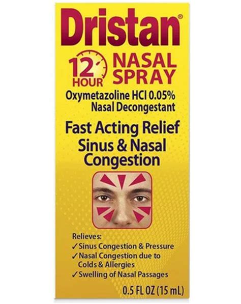 Dristan 12 Hour Nasal Spray 05 Oz The Online Drugstore
