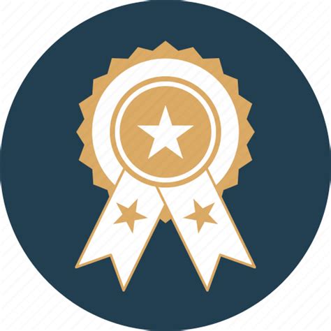 Achievement Award Badge Certificate Certification Medal Quality Icon