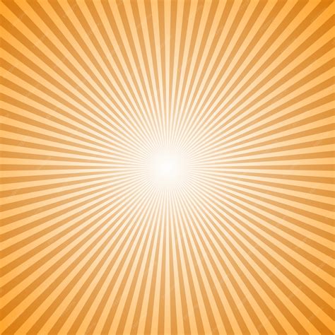 Premium Vector Orange Abstract Geometrical Sunray Background