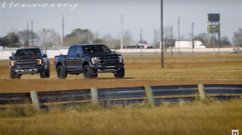 2022 Ford F 150 Raptor Gets Touched By Hennessey Drag Races Stock