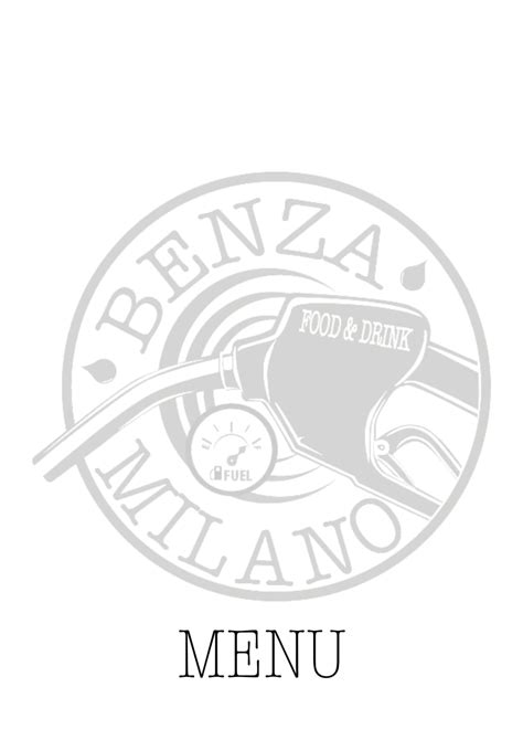Carte Et Menus 2024 Benza à Milan Thefork
