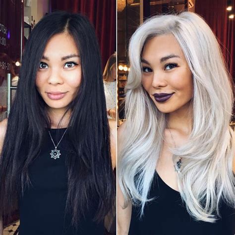 Mind Blowing Hair Transformation Before And After Photos Gallery Blonde Asian Hair Hair
