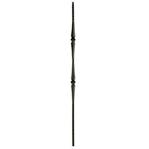 This is actually the part of the stair in between the camp rail as well as the handrail. WM Coffman 44 in. x 9/16 in. Satin Black Gothic Spoons ...