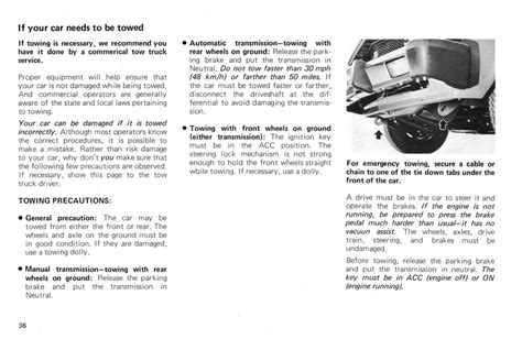 Toyota Celica Owners Manual 1977 Us Page 36 100dpi Retro Jdm