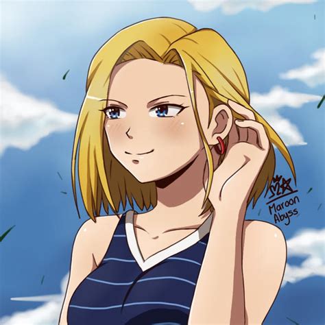 Android 18 By Maroonabyss On Deviantart