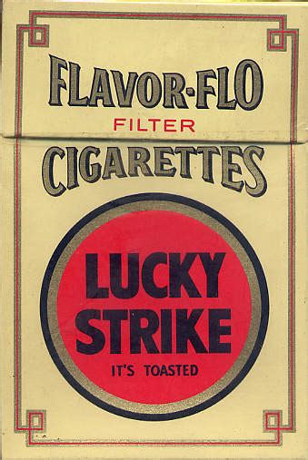 Flyer Goodness Vintage Lucky Strike Cigarette Packaging