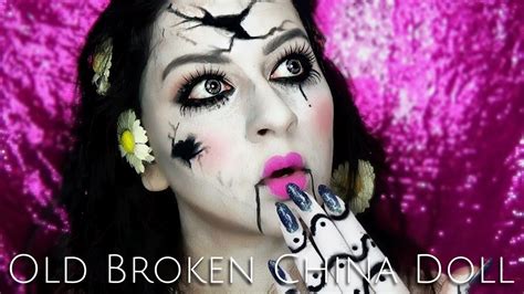 Old Broken China Doll Halloween Tutorial No Bodyface Paint