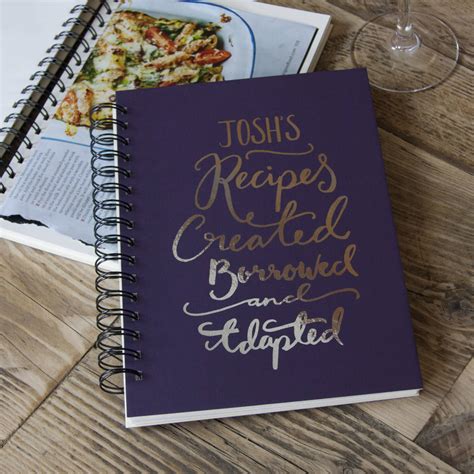 How to make a brown sugar ham glaze. Personalised Recipe Book By & So They Made ...