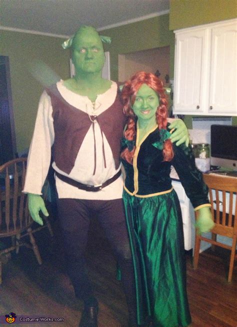 Shrek And Fiona Couple Costume