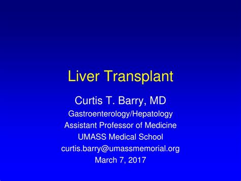 Ppt Liver Transplant Powerpoint Presentation Free Download Id9166311